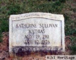 Katherine M Sullivan Mathias