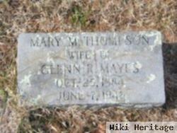 Mary Mundy "maimie" Thompson Mayes