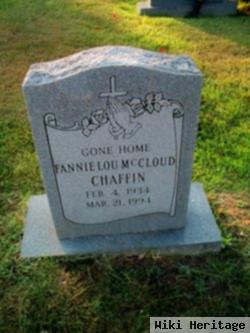 Fannie Lou Mccloud Chaffin