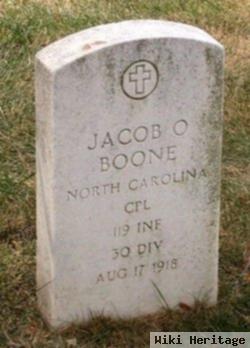 Corp Jacob O Boone