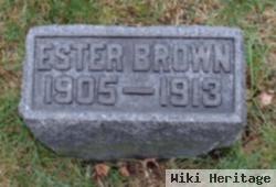 Irene Ester Brown