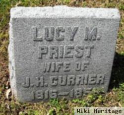 Lucy M. Priest Currier