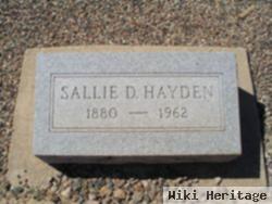 Sallie D Hayden