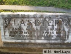 Edgar W Laseter