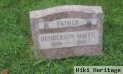 Henderson Maffit