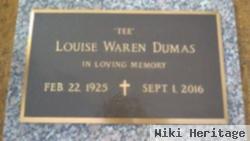 Annie Louise "tee" Waren Dumas