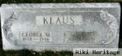 George M Klaus