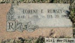 Lorene Elizabeth Park Rumsey