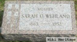 Sarah Ophelia "sadie" Willard Wehland