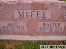 Walter R Mcfee