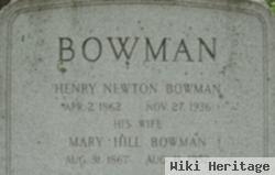 Mary Hill Bowman