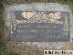 Mattie Amanda Bell Montgomery Willing