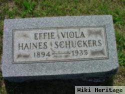 Effie Viola Haines Schuckers