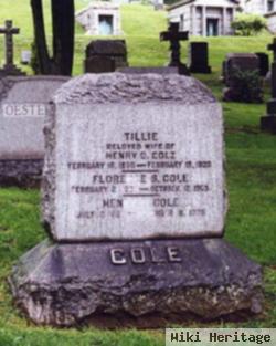 Sarah Matilda "tillie" Wilson Cole