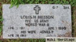 Pfc Louis H. Brisson