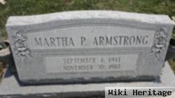 Martha P Armstrong