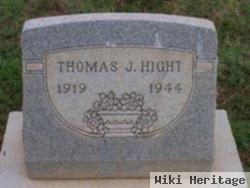 Thomas J Hight