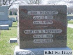 Martha A Mcknight