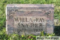 Willa Faye Snyder
