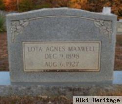 Lota Agnes Miller Maxwell