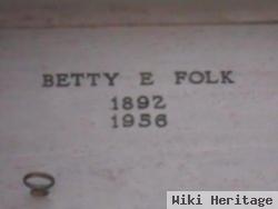 Elizabeth "bessie" Beckford Folk