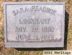 Sara "sallie" Peacock Lockhart