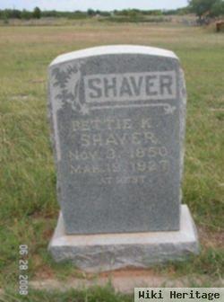 Bettie K Shaver