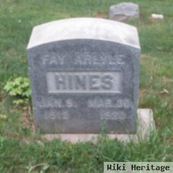 Fay Arlyle Hines