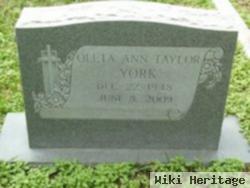 Oleta Ann Taylor York