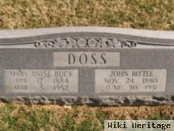 Mary Anise Buck Doss