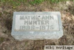 Mayme Ann Newell Hunter