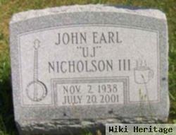 John Earl Nicholson, Iii