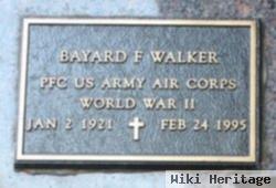 Bayard F Walker