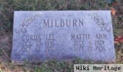 Corda Lee Milburn