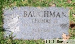 Thomas H Baughman