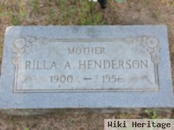 Rilla A Henderson