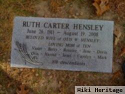 Ruth Cleo Carter Hensley