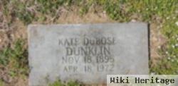 Kate Dubose Dunklin