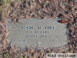 John M. Hirt