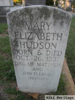 Mary Elizabeth Hudson