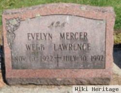 Evelyn Mercer Webb Lawrence