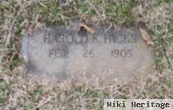 Harold K Hicks