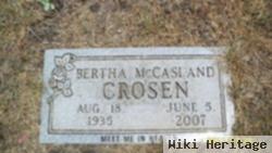 Bertha Mae Mccasland Crosen