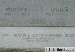 Sharon Lynn Sutton Snyder