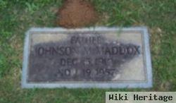 Johnson Moses "shorty" Maddox