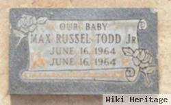 Max Russel Todd, Jr