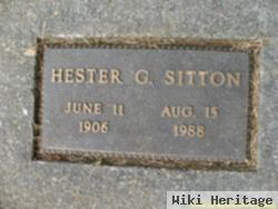 Hester G. Sitton