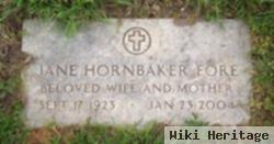 Jane Grosh Hornbaker Fore