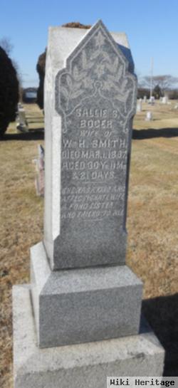 Sallie S Boger Smith