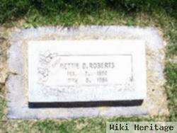 Nettie D Roberts